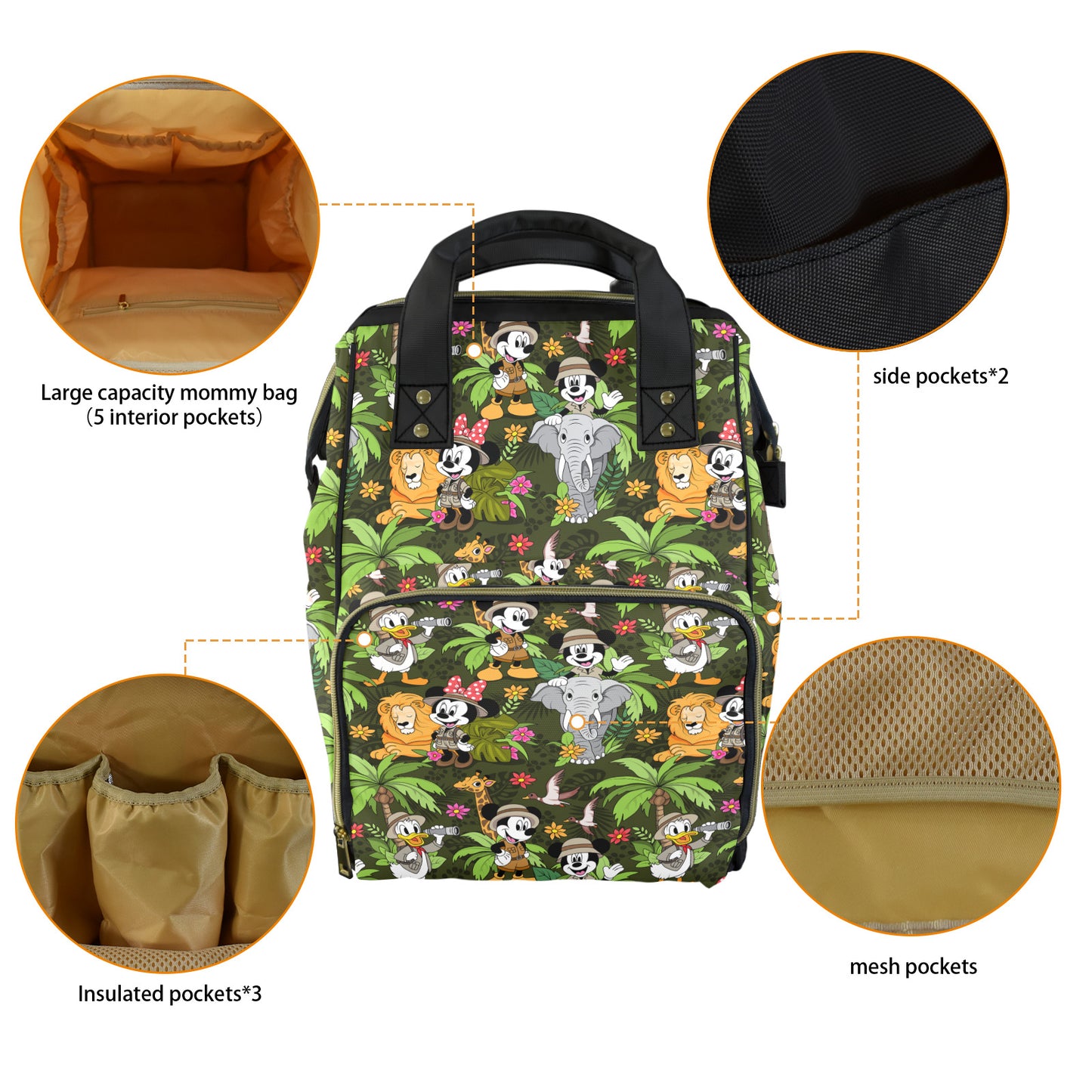 Safari Multi-Function Diaper Bag
