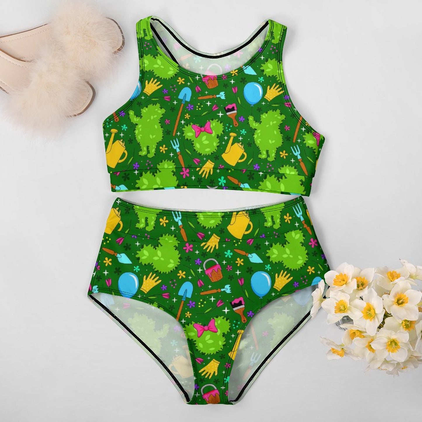 Flower And Garden Women's Bikini Swimsuit