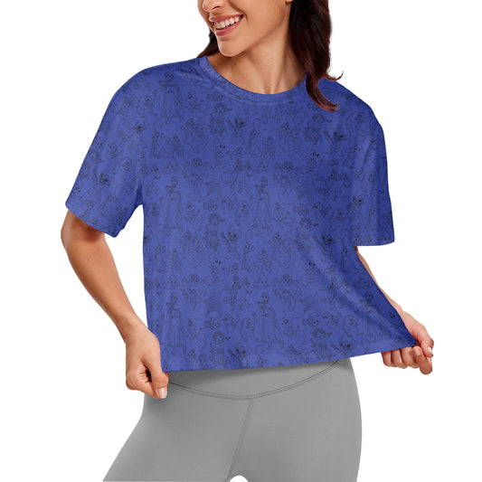 Sketches Women's Cropped T-shirt