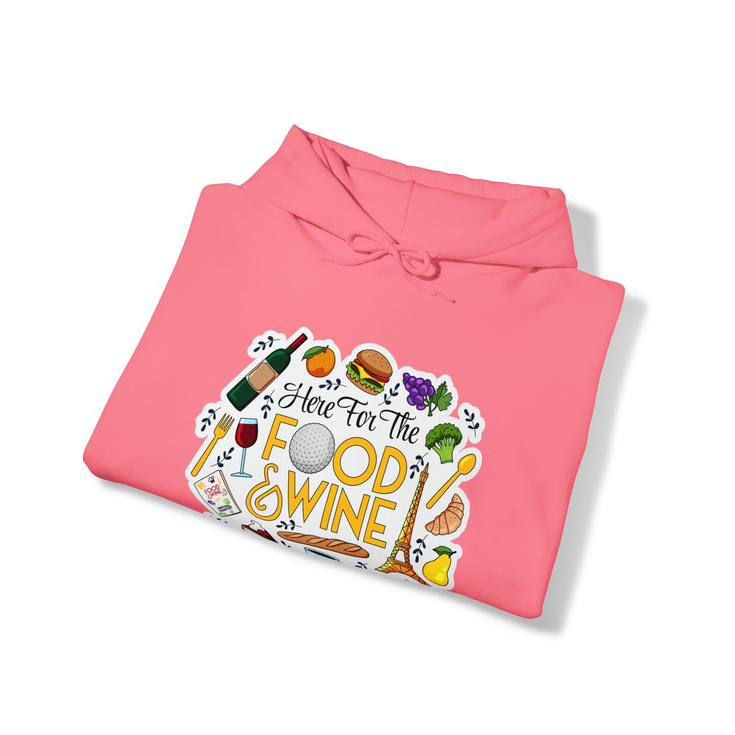 Food And Wine Unisex Hooded Sweatshirt