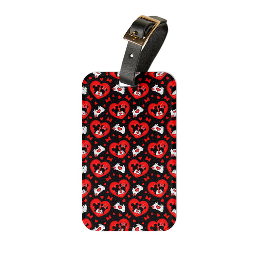 Valentine's Day Lovers Luggage Tag