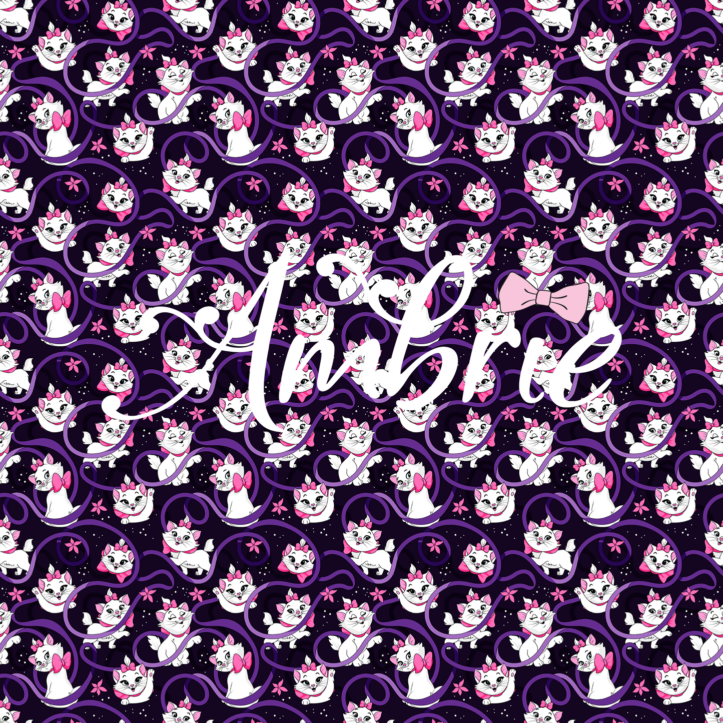 I'm A Lady Seamless Pattern, Magical Cartoon Seamless pattern, Fabric Sublimation