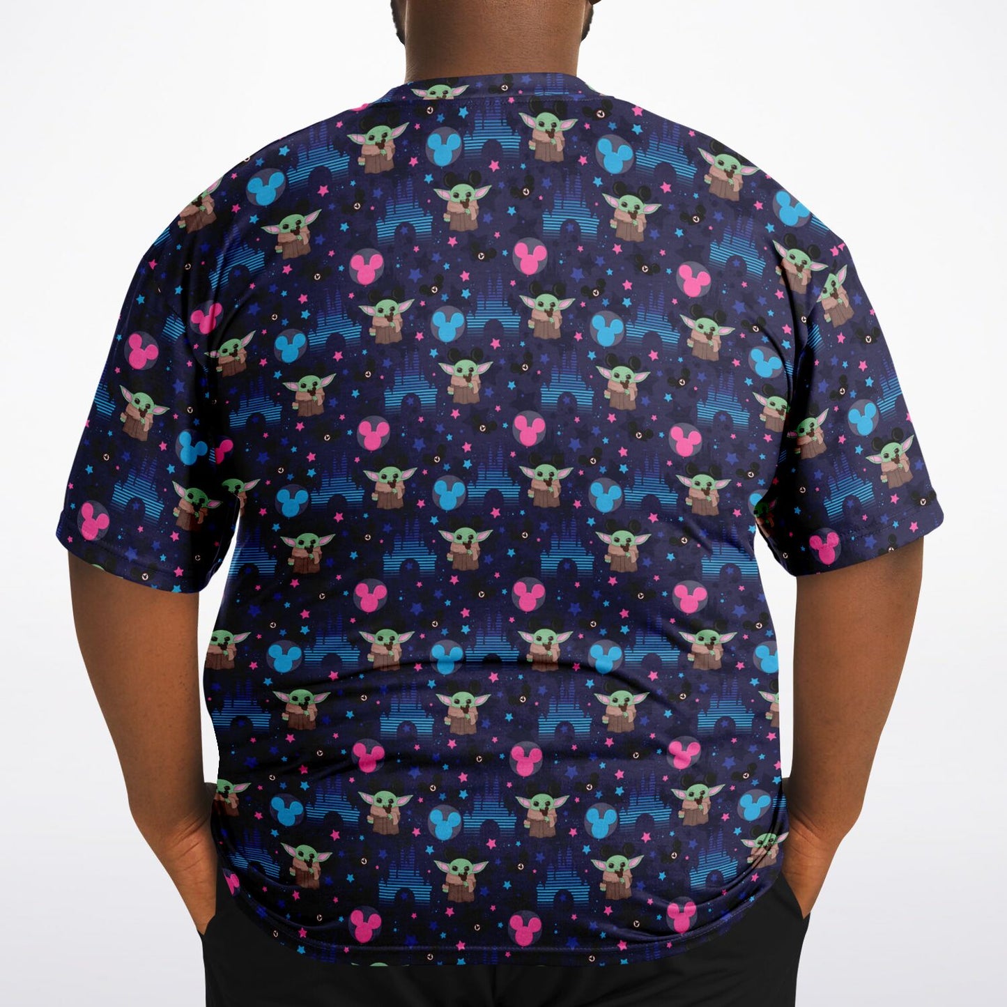 Baby Yoda Castles Unisex Plus-size T-Shirt