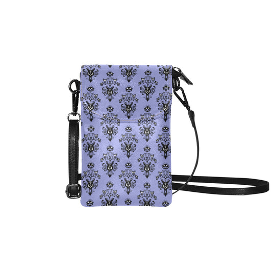 Haunted Mansion Wallpaper Small Cell Phone Purse