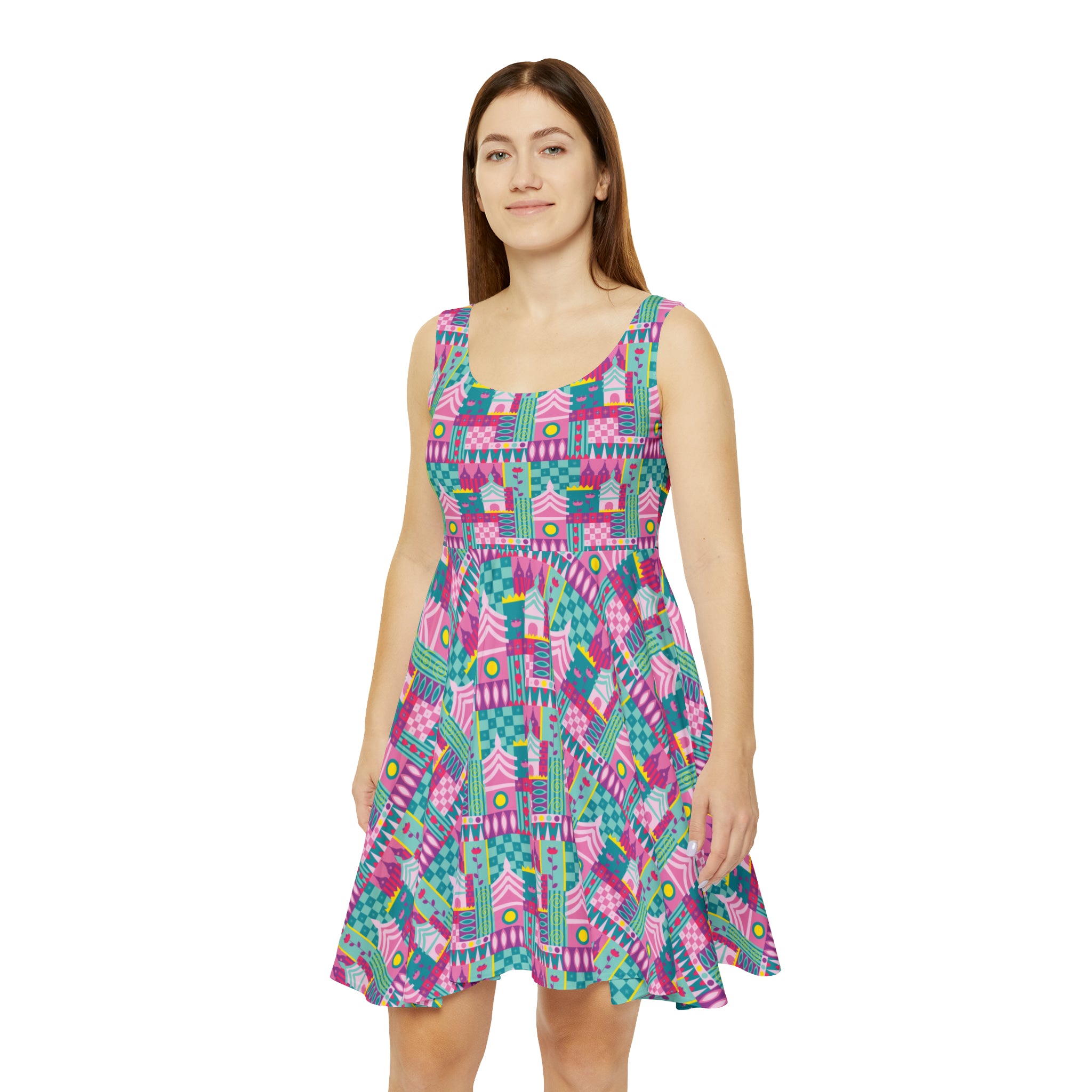 Small World Women's Skater Dress – Ambrie