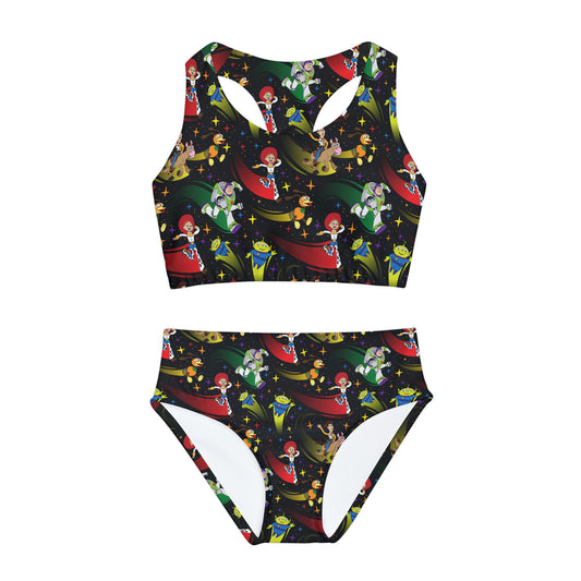 Roundup Friends Girls Two Piece Swimsuit