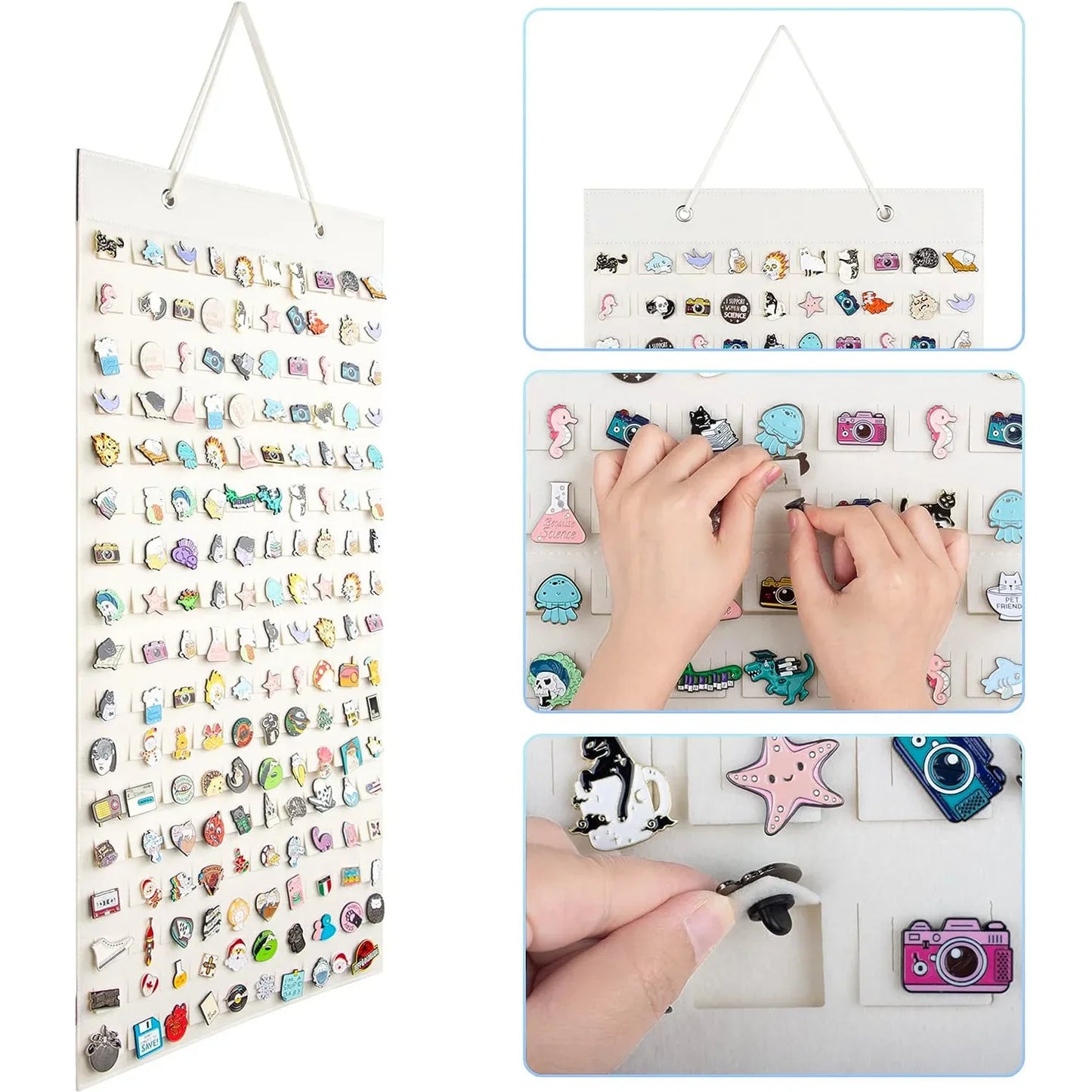 Wall Hanging Disney Pin Collection Display Stand Holds 150 Pins