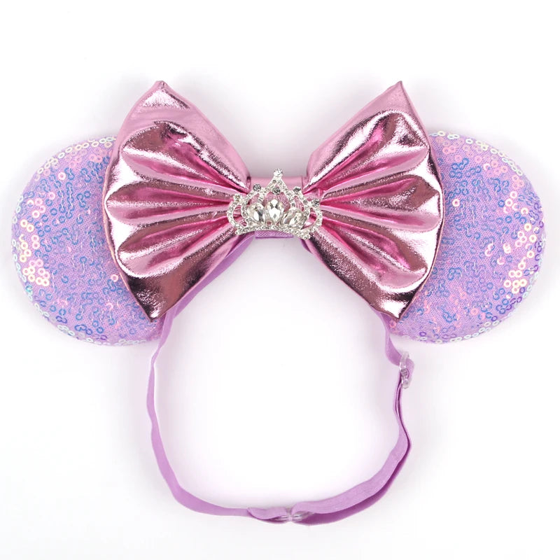 Aurora Mouse Ears Adjustable Elastic Headband For Babies, Kids, And Adults