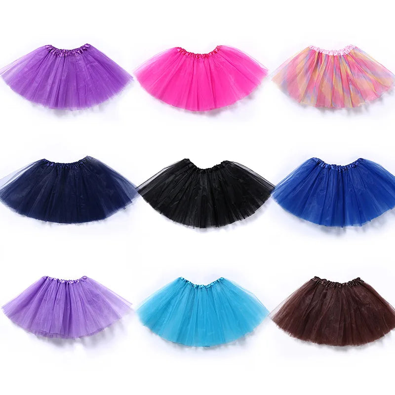 Multi Colors Tutu Skirt For Women And Kids