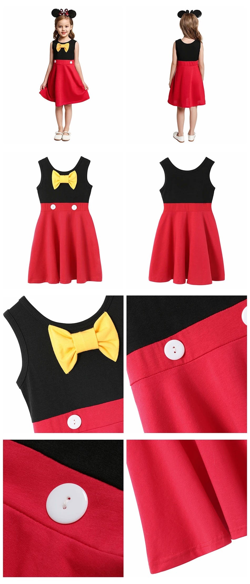 Mickey Mouse Girl's Character Dress