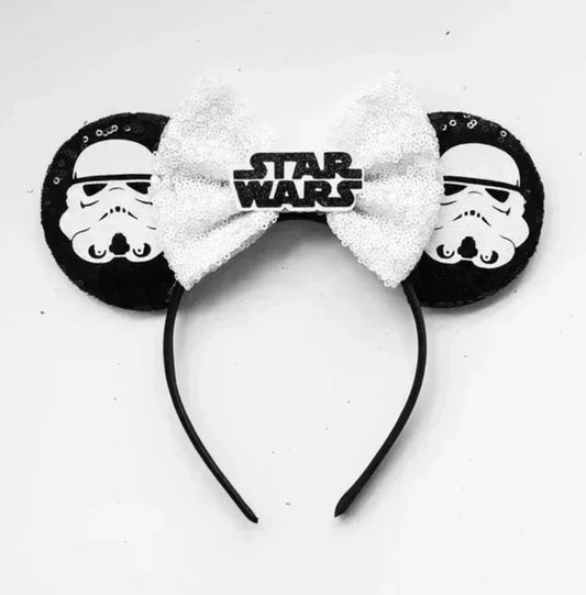 Star Wars Storm Troopers Ears For Adults Headband Hair Accessory
