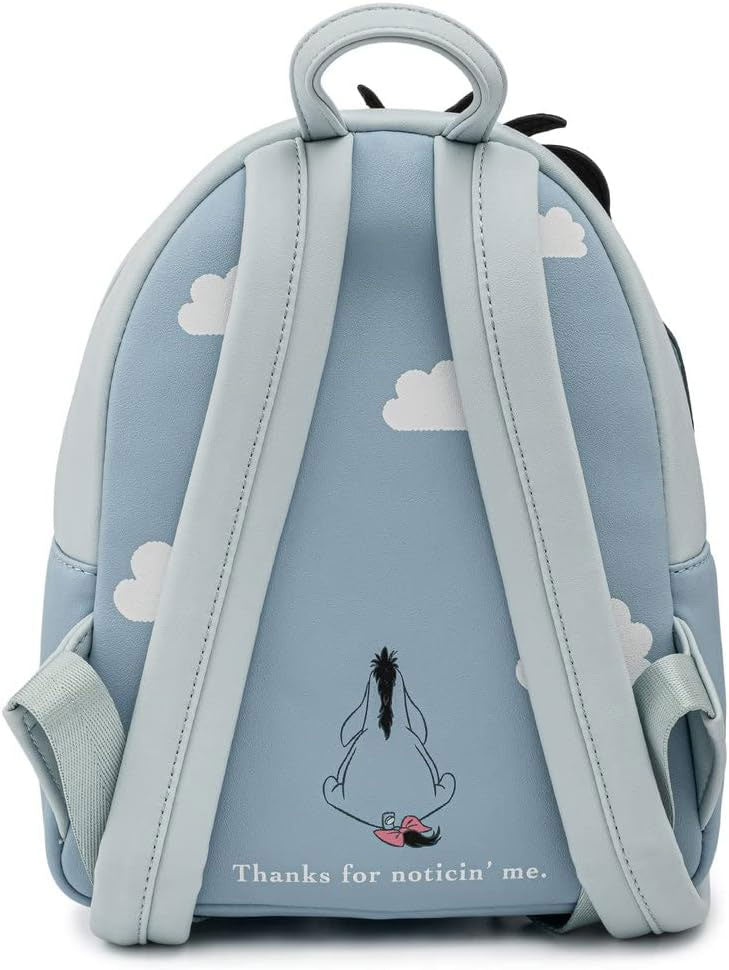 Disney Eeyore Cosplay Womens Double Strap Shoulder Bag Purse Backpack