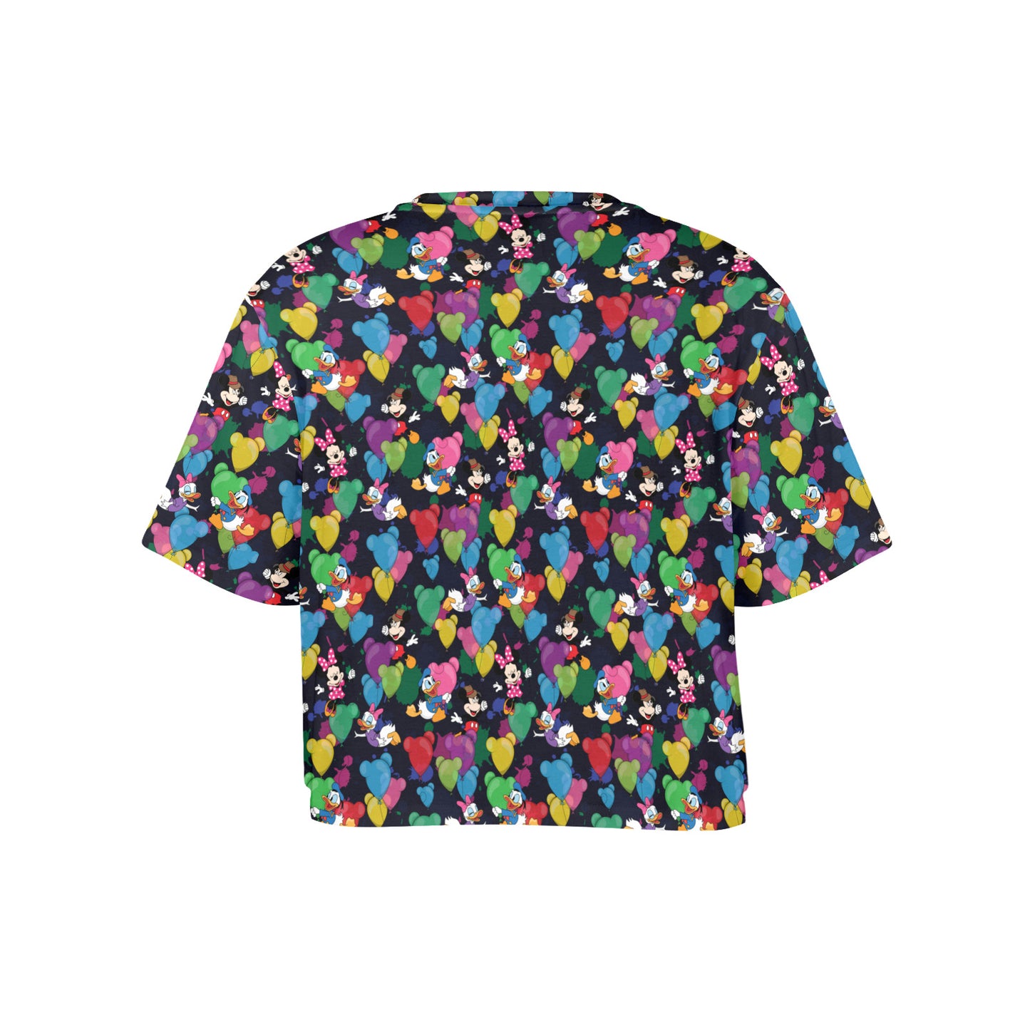 Character Balloons Women's Cropped T-shirt