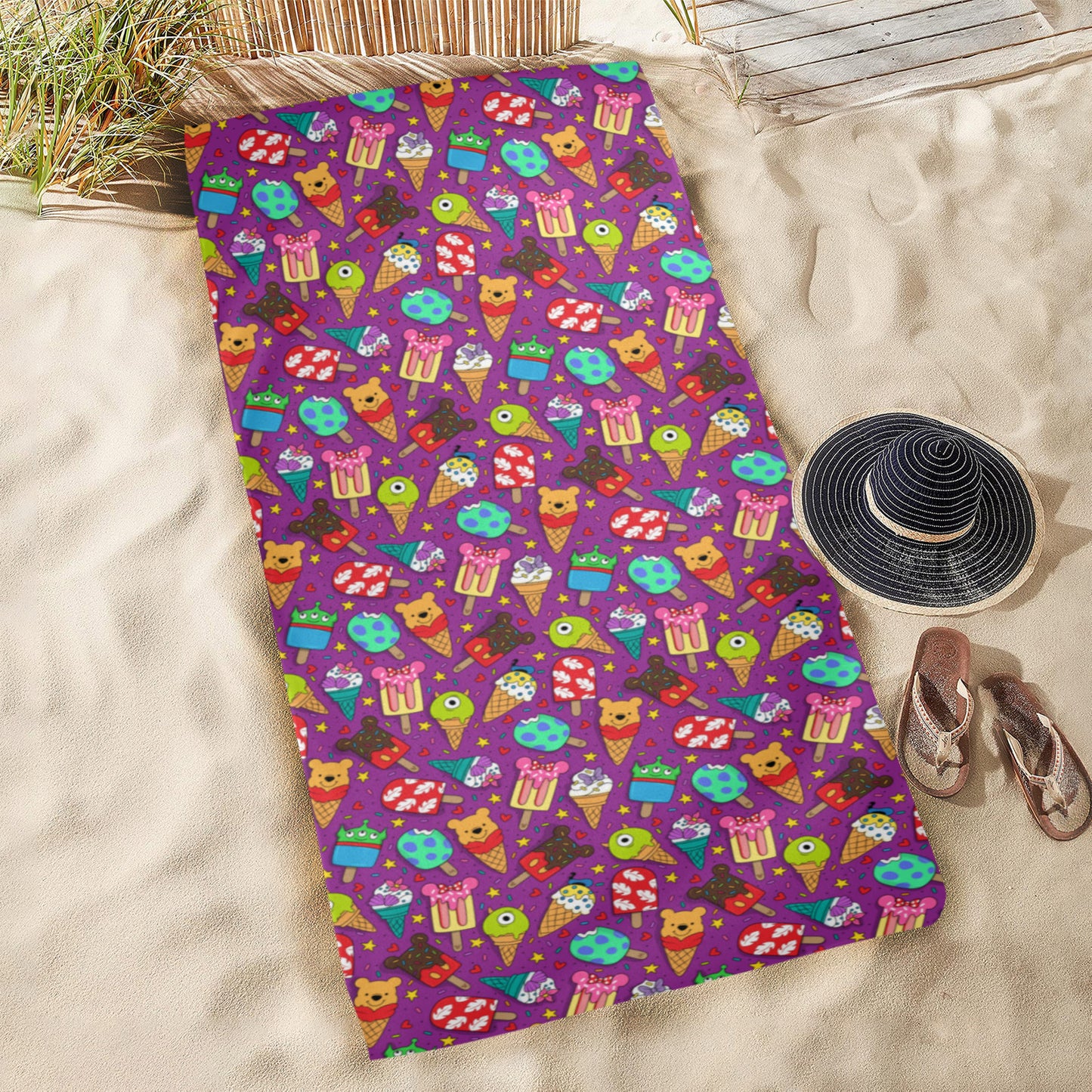 Ice Cream Beach Towel