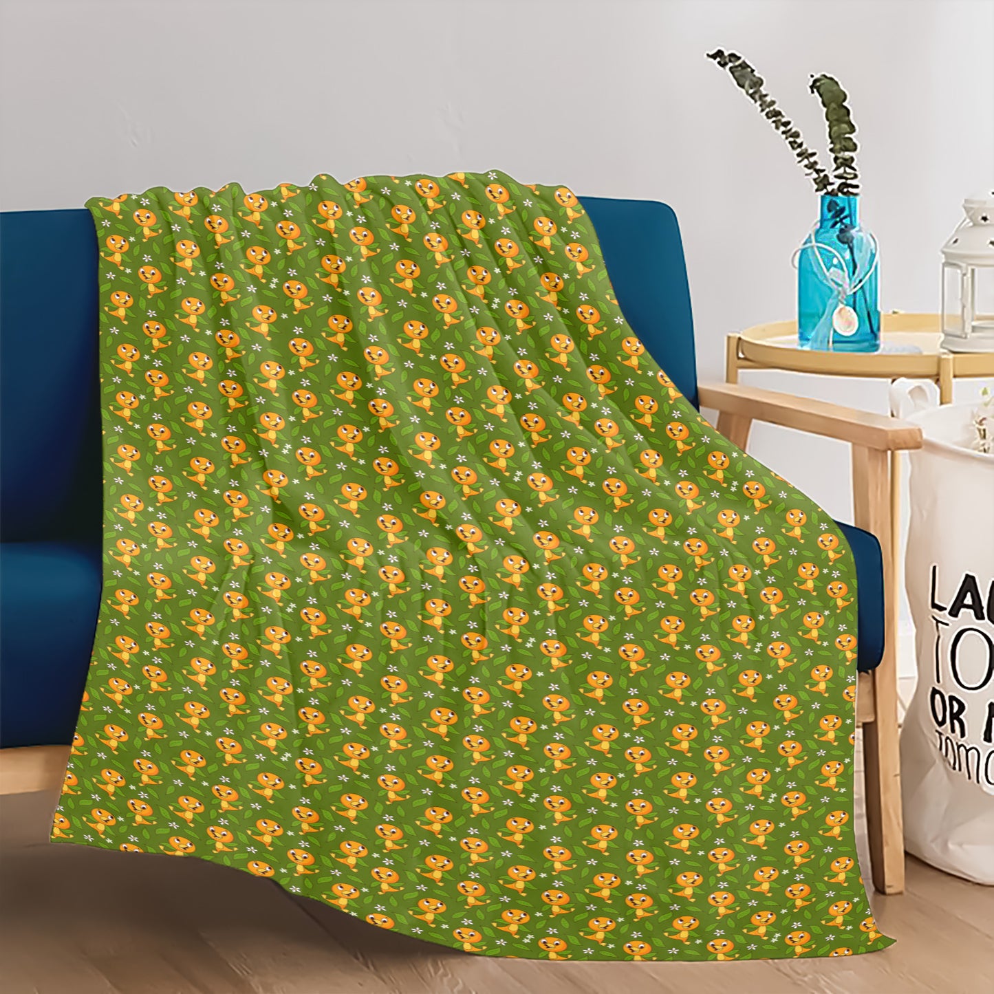 Orange Bird Ultra-Soft Micro Fleece Blanket 32"x48"