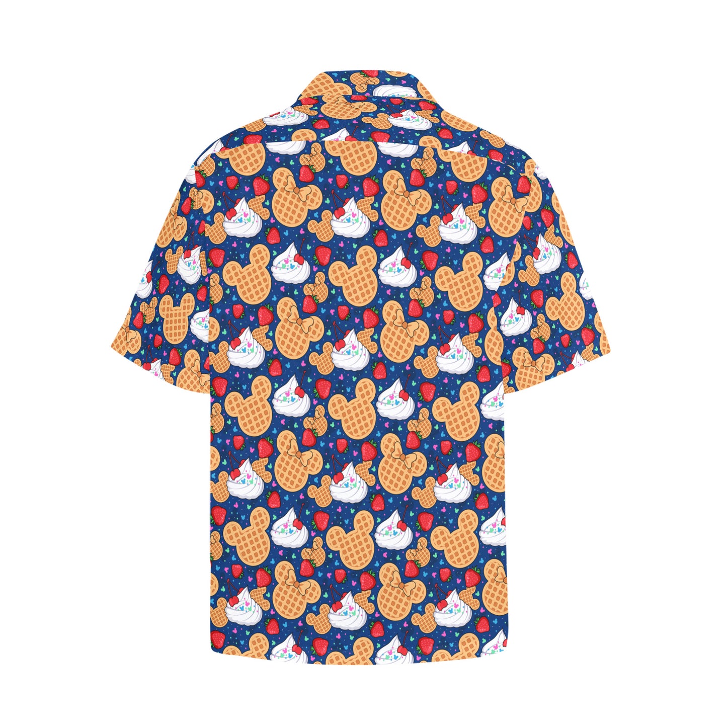 Waffles Hawaiian Shirt With Chest Pocket
