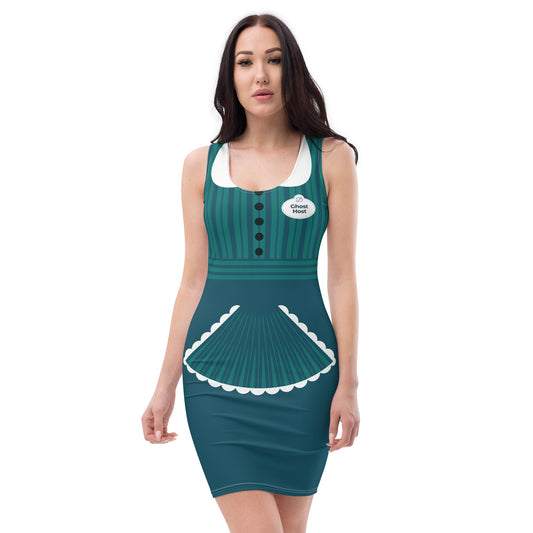 Ghost Host Haunted Mansion Fitted Character Dress