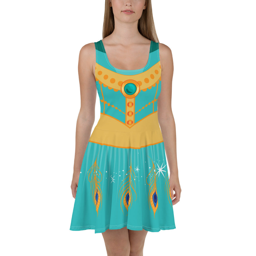 Disney Aladdin Jasmine Skater Character Dress – Ambrie