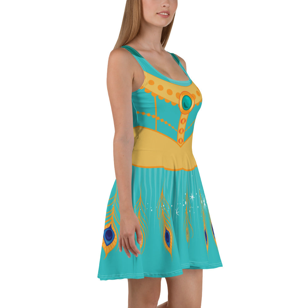 Disney Aladdin Jasmine Skater Character Dress