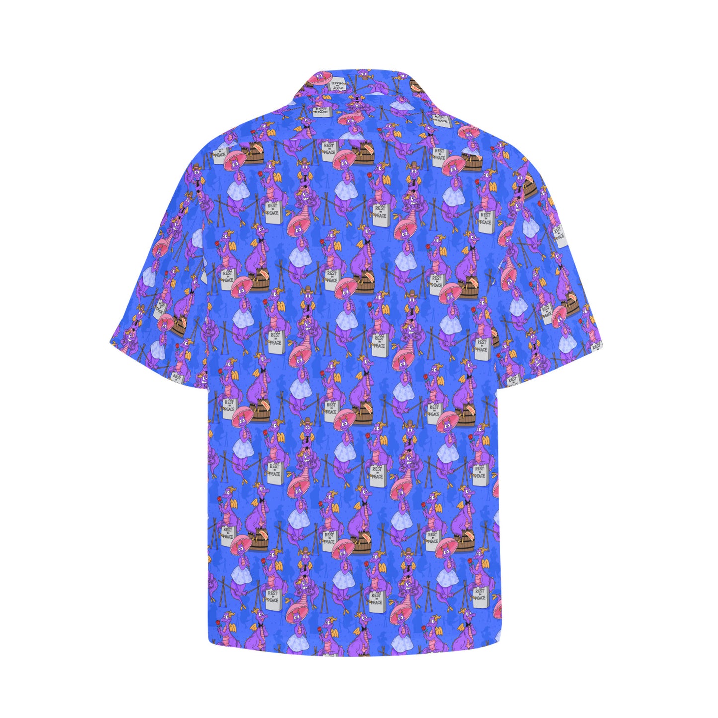 Haunted Mansion Figment Hawaiian Shirt With Chest Pocket