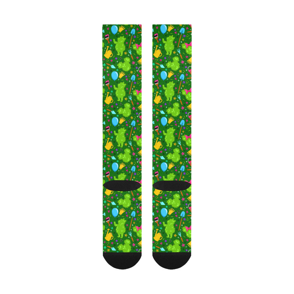 Flower And Garden Over-The-Calf Socks