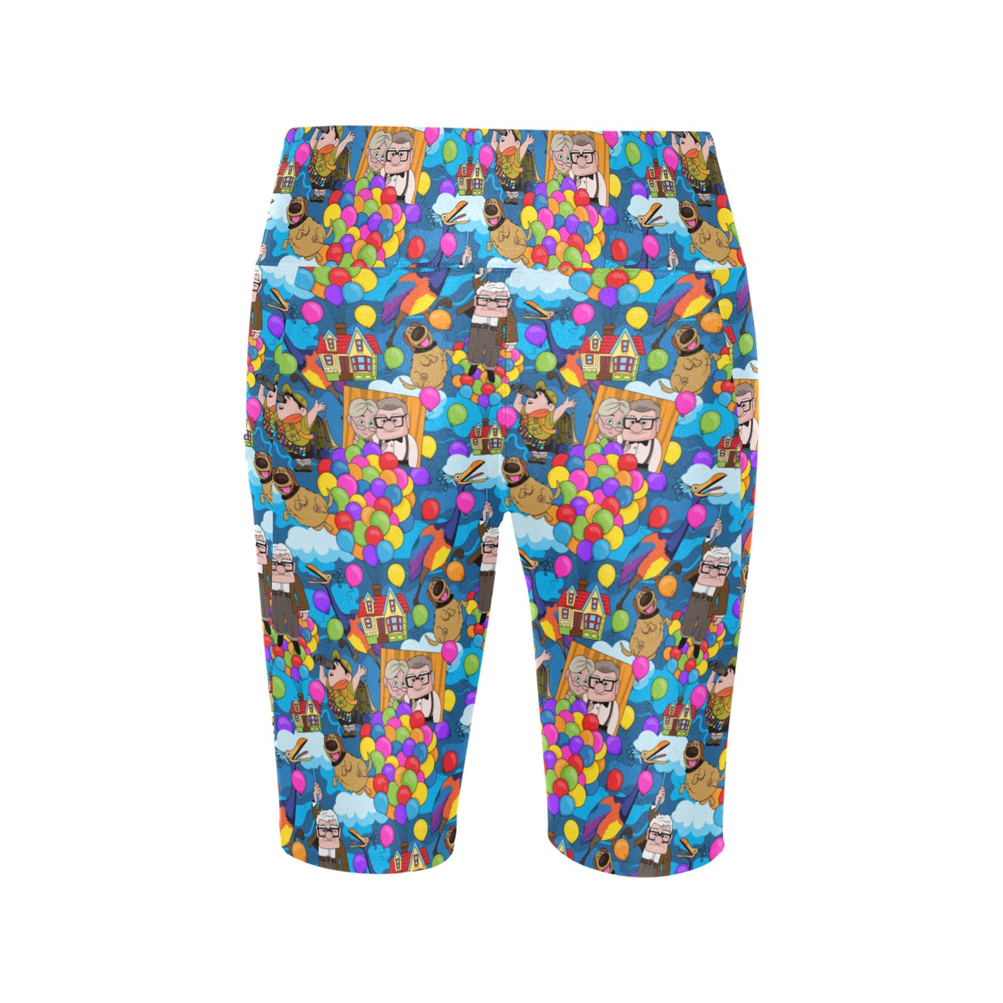 Up Favorites Women's Athletic Workout Half Tights Leggings With Side Pockets