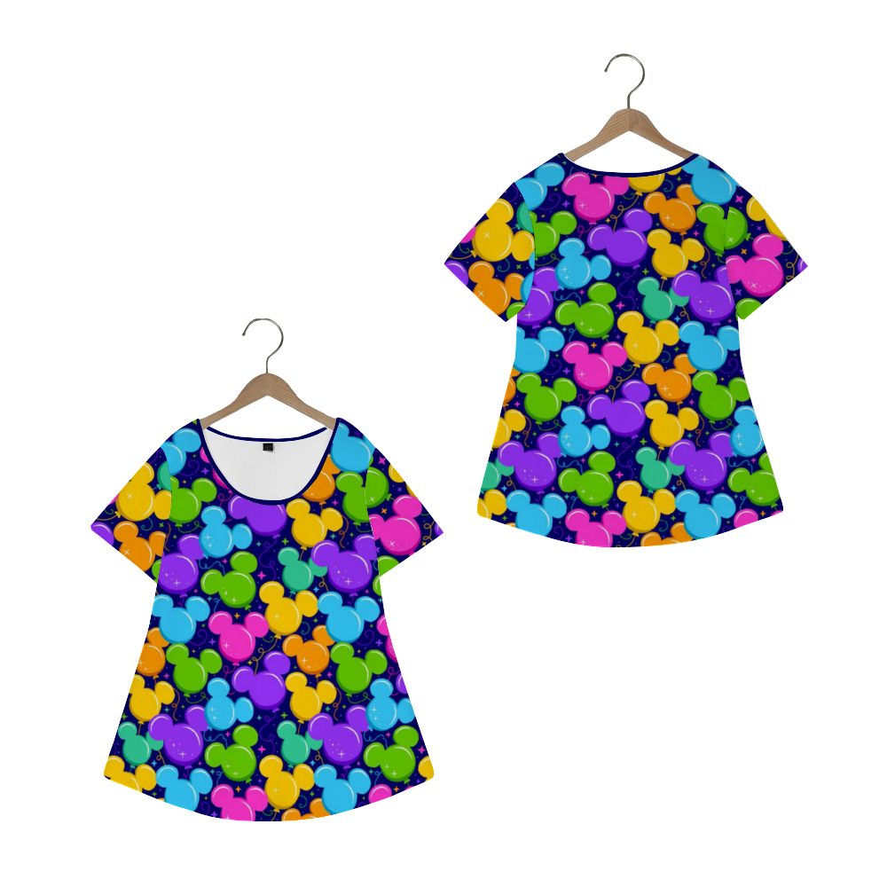 Park Balloons Women's Crew Neck Loose Tunic