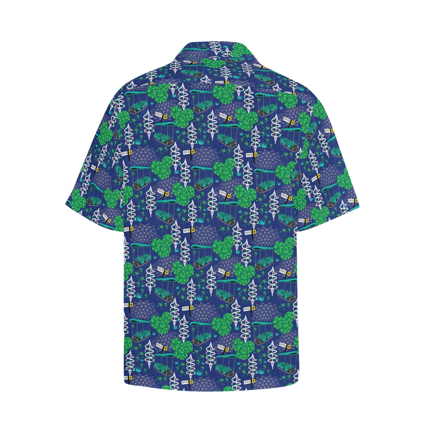 Living With The Land Hawaiian Shirt With Chest Pocket