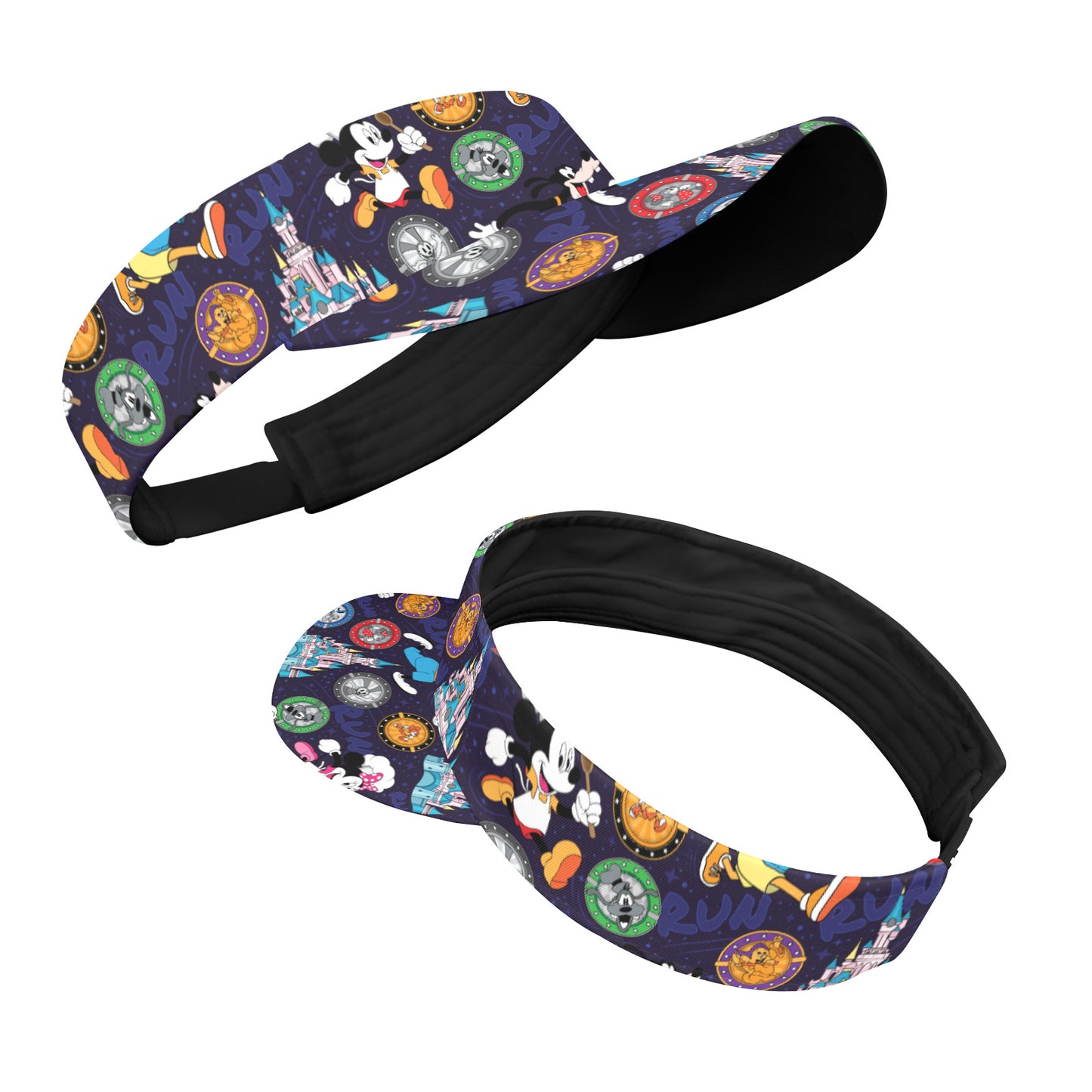 Mickey Wine And Dine Race Athletic Visor