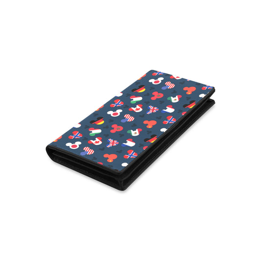 Mickey Flags Women's Leather Wallet