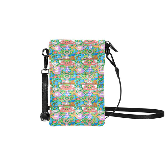 Park Map Small Cell Phone Purse