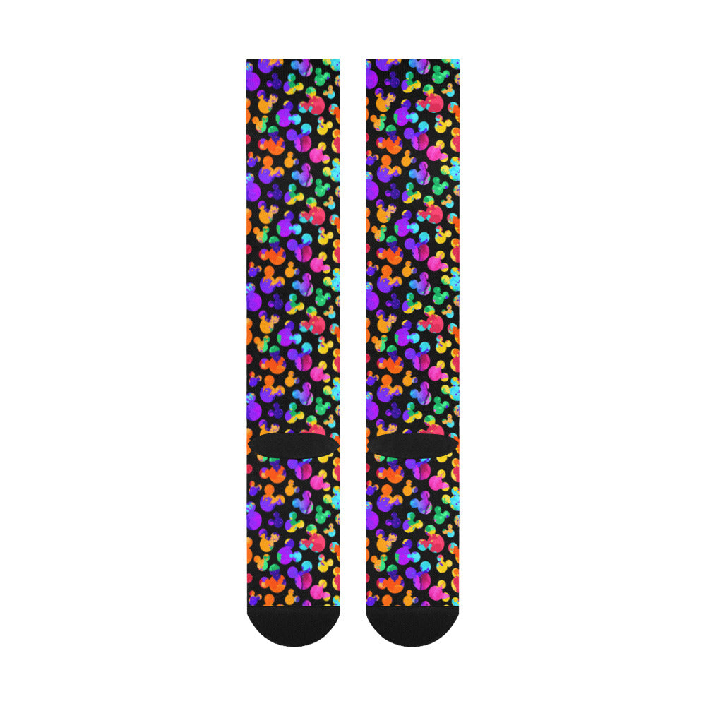 Watercolor Over-The-Calf Socks