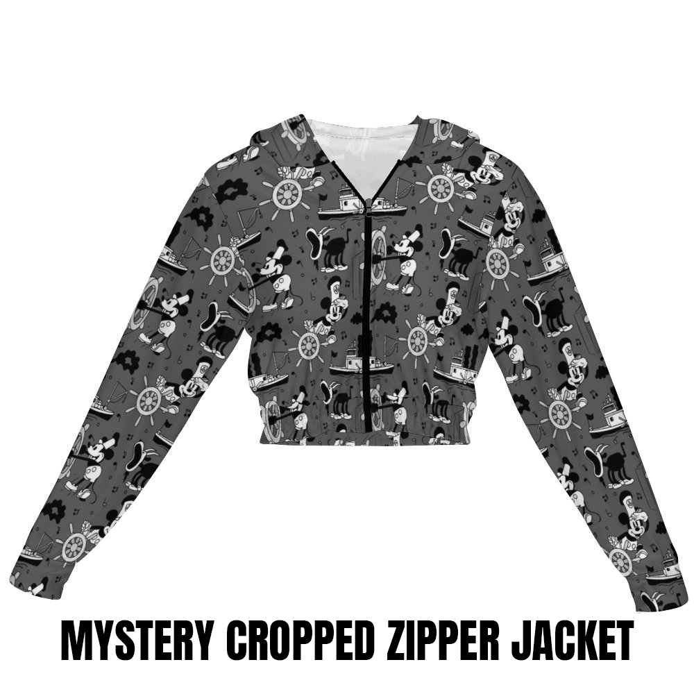 Mystery Women's Cropped Zipper Jacket