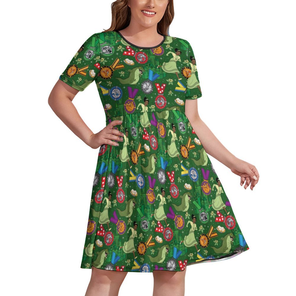 Tiana Wine And Dine Race Women's Round Neck Plus Size Dress With Pocke Ambrie Tiana Wine And Dine Race Women's Round Neck Plus Size Dress With Pocke Ambrie