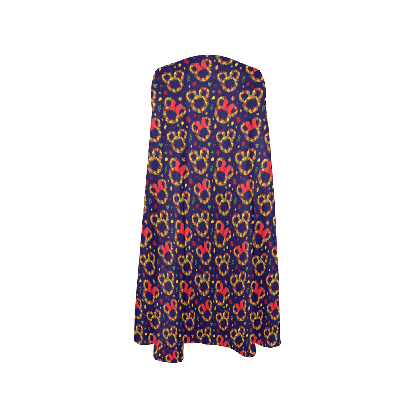 Fall Leaves Sleeveless A-Line Pocket Dress