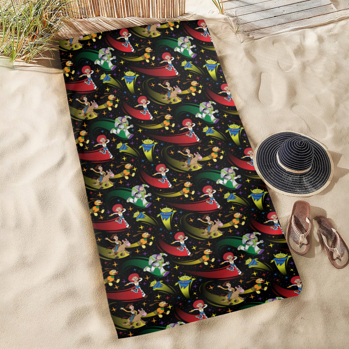 Buzz And Woody Beach Towel