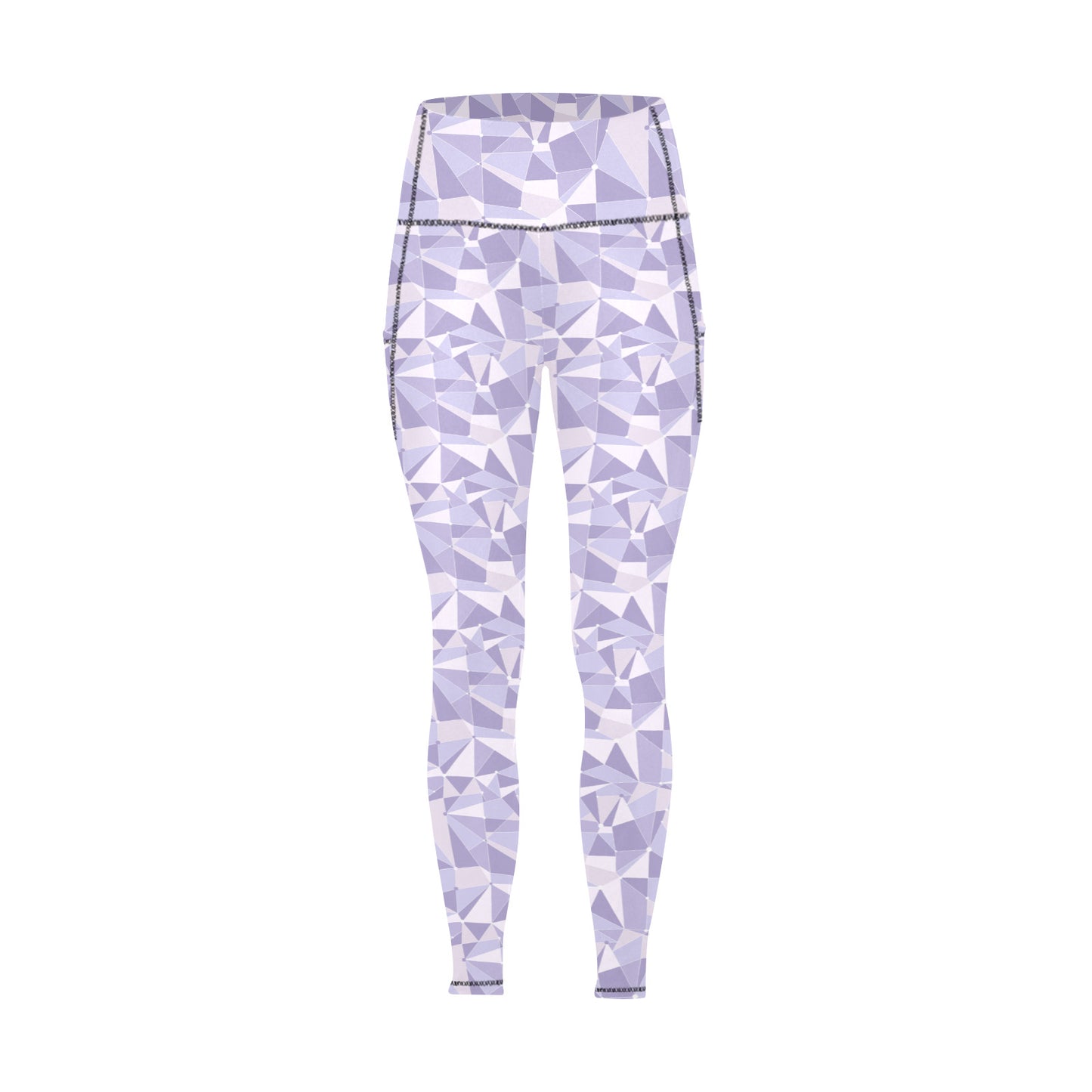Purple Wall Women's Athletic Leggings With Pockets