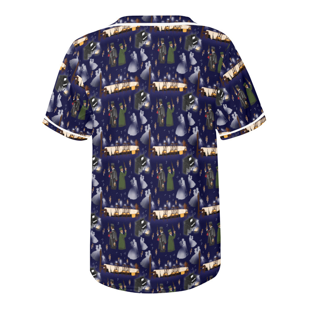 Disney Haunted Mansion Haunted Ballroom Baseball Jersey