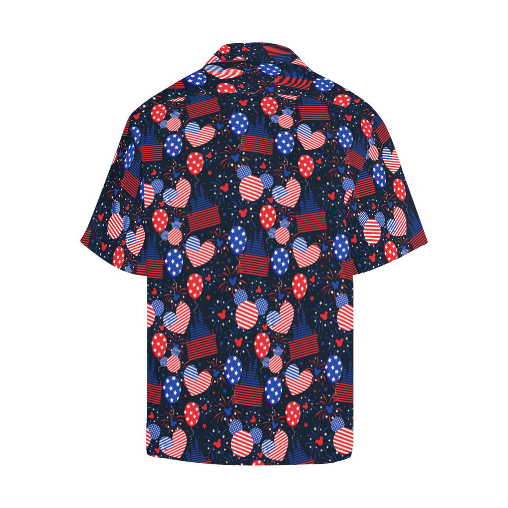 Patriotic Castles Hawaiian Shirt