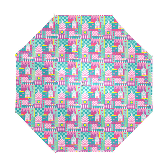 Small World Anti-UV Foldable Umbrella