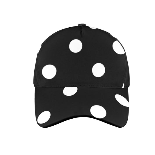 Black With White Polka Dots Hat