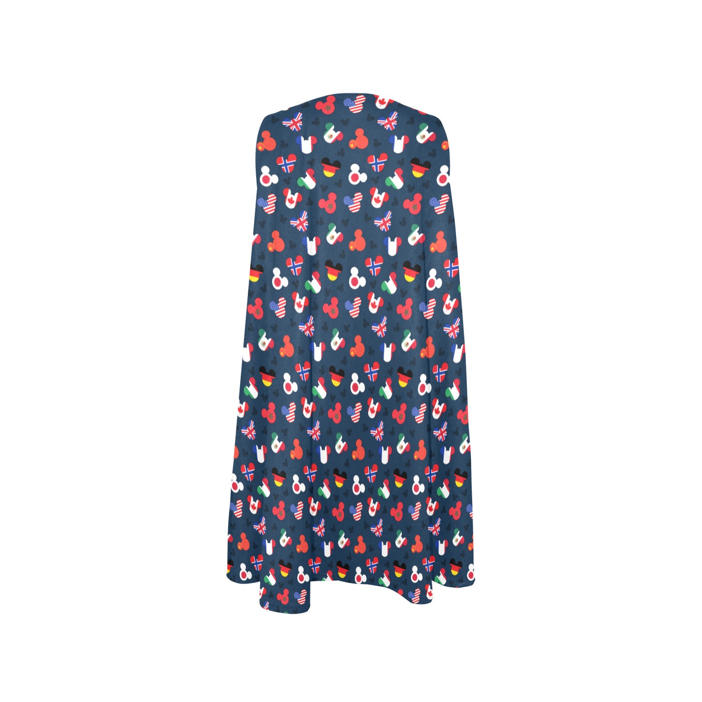 Mickey Flags Sleeveless A-Line Pocket Dress