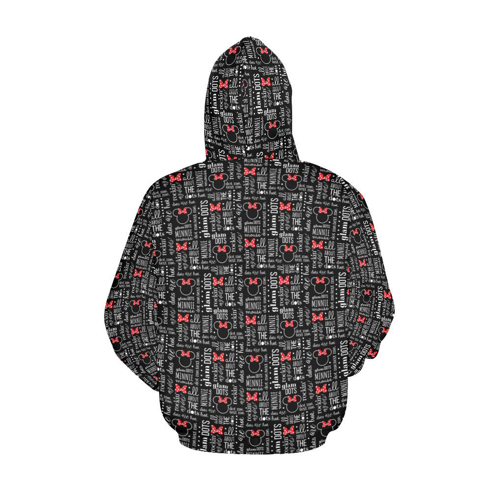 Glam Dots Hoodie for Women