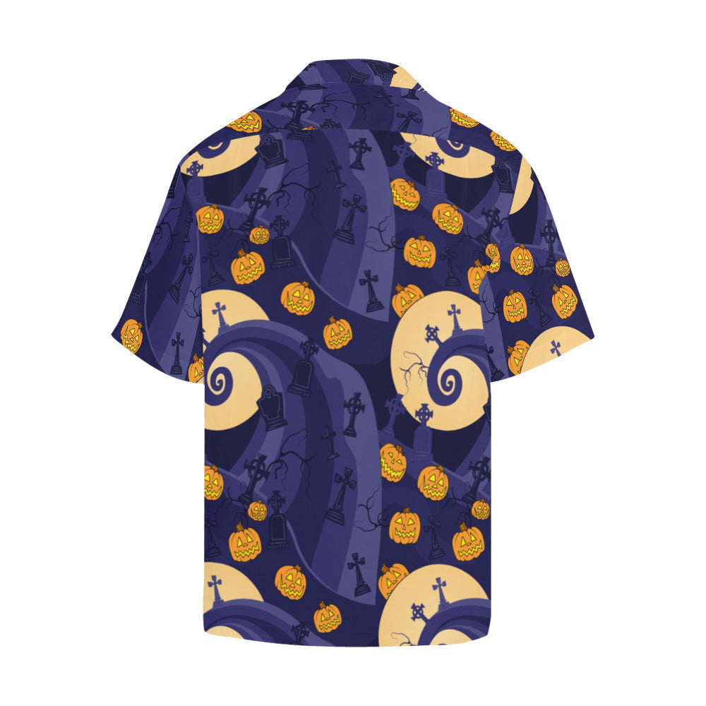 Disney Nightmare Before Christmas Jack's Hill Hawaiian Shirt