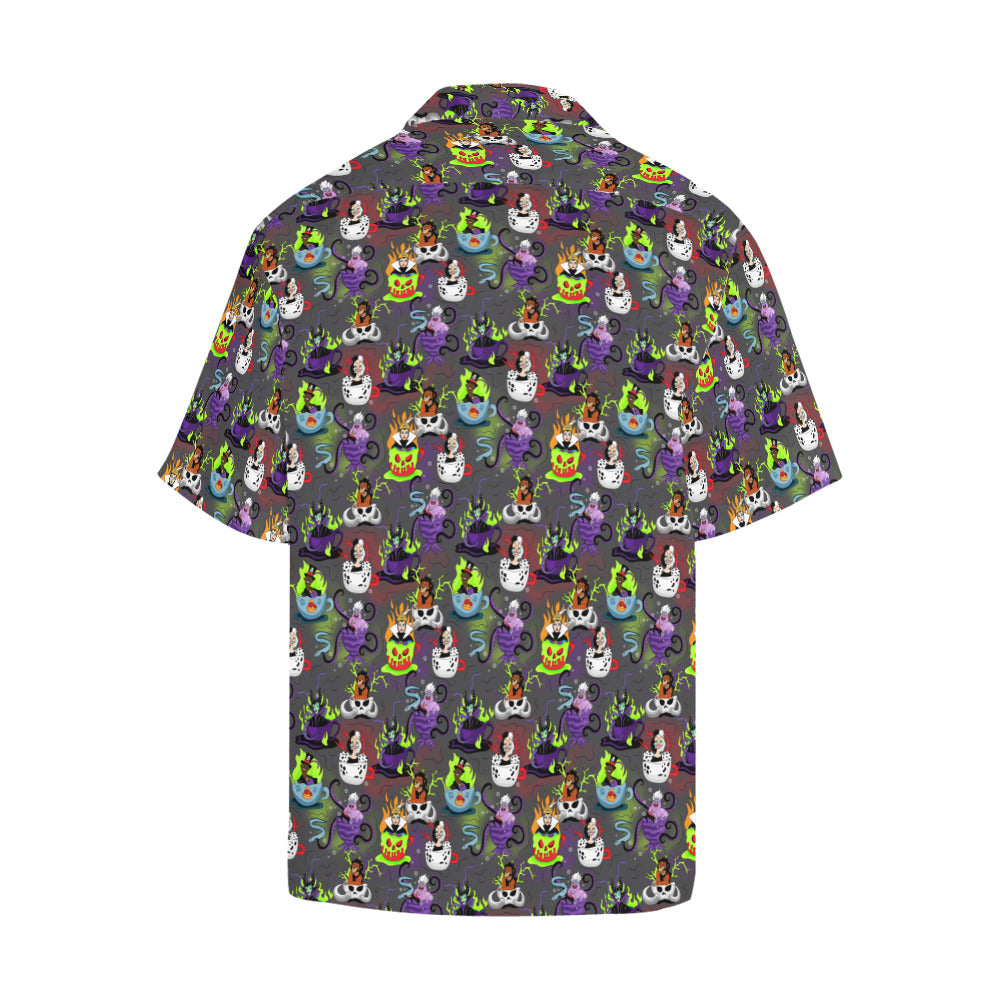 Villains Tea Cups Hawaiian Shirt