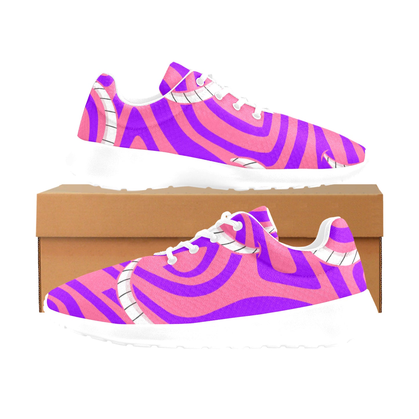 Disney Alice In Wonderland Cheshire Cat All Mad Here Men's Athletic Shoes