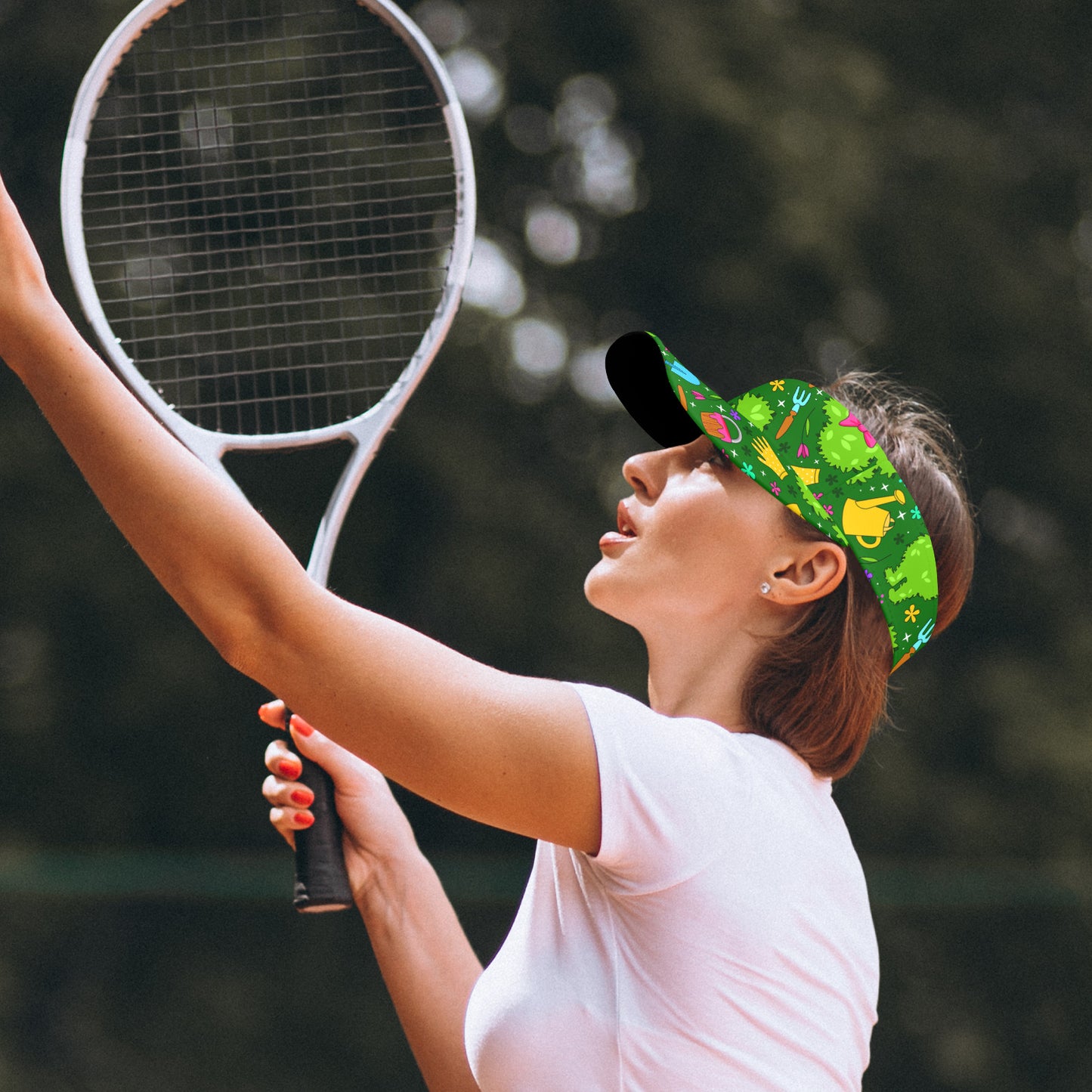 Flower And Garden Athletic Visor