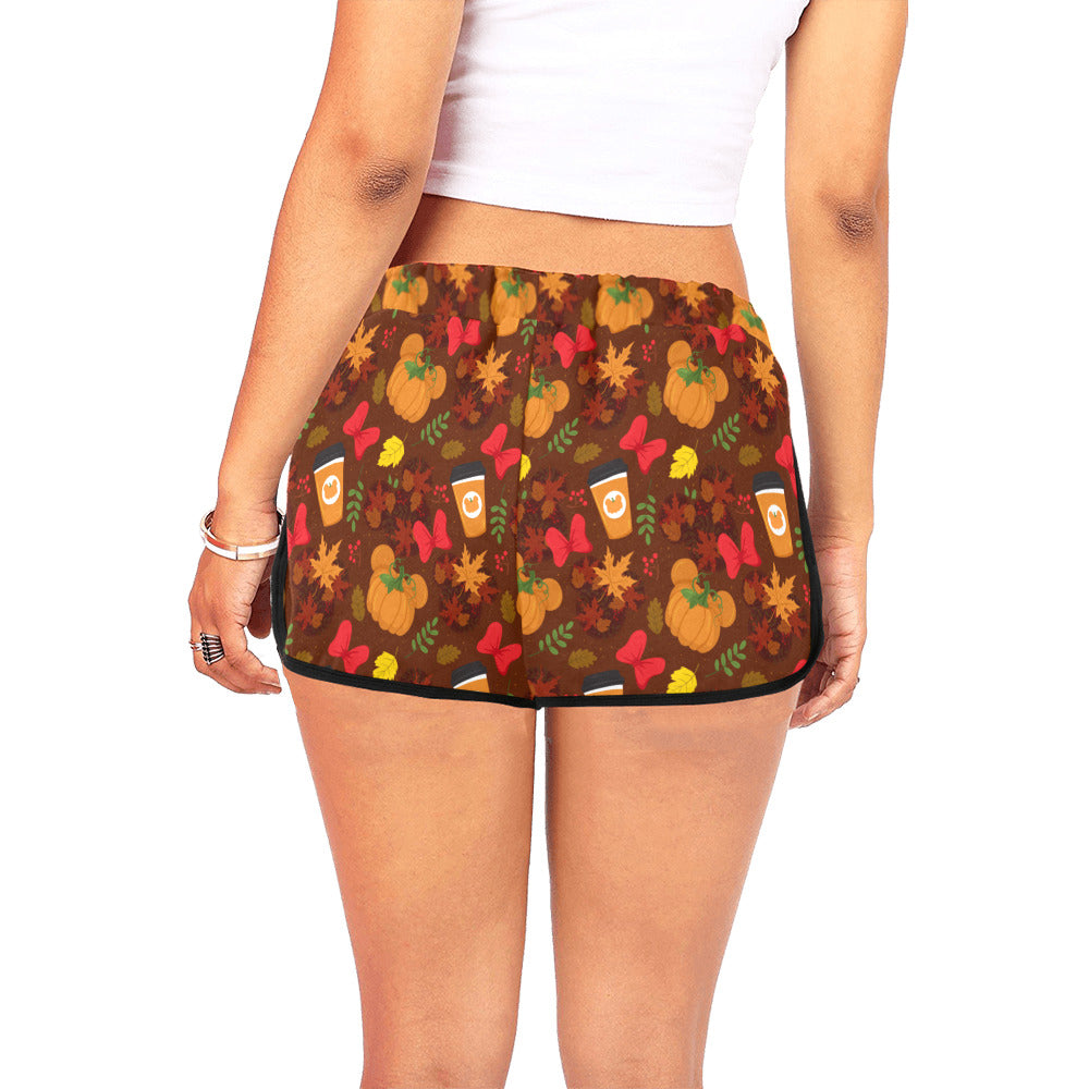 Fall Pumpkins Women's Relaxed Shorts