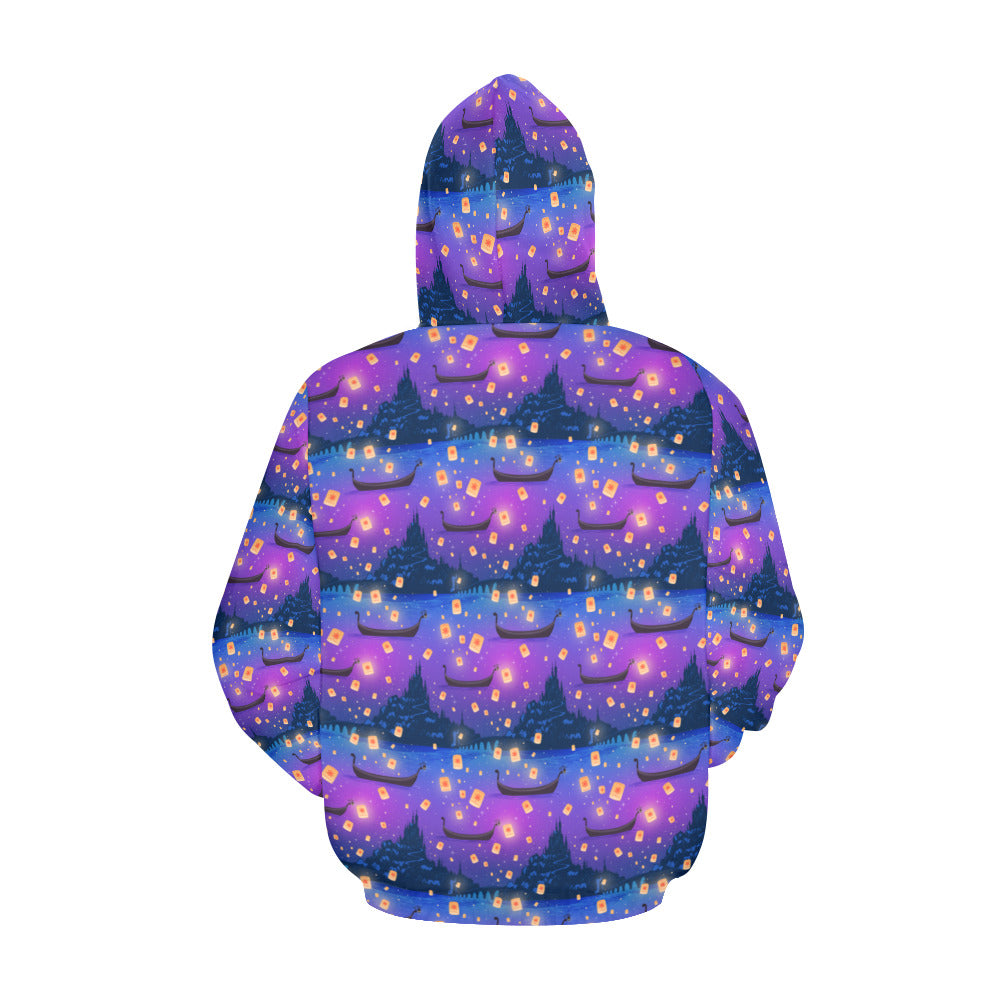 Disney Tangled Rapunzel Floating Lanterns Hoodie for Women