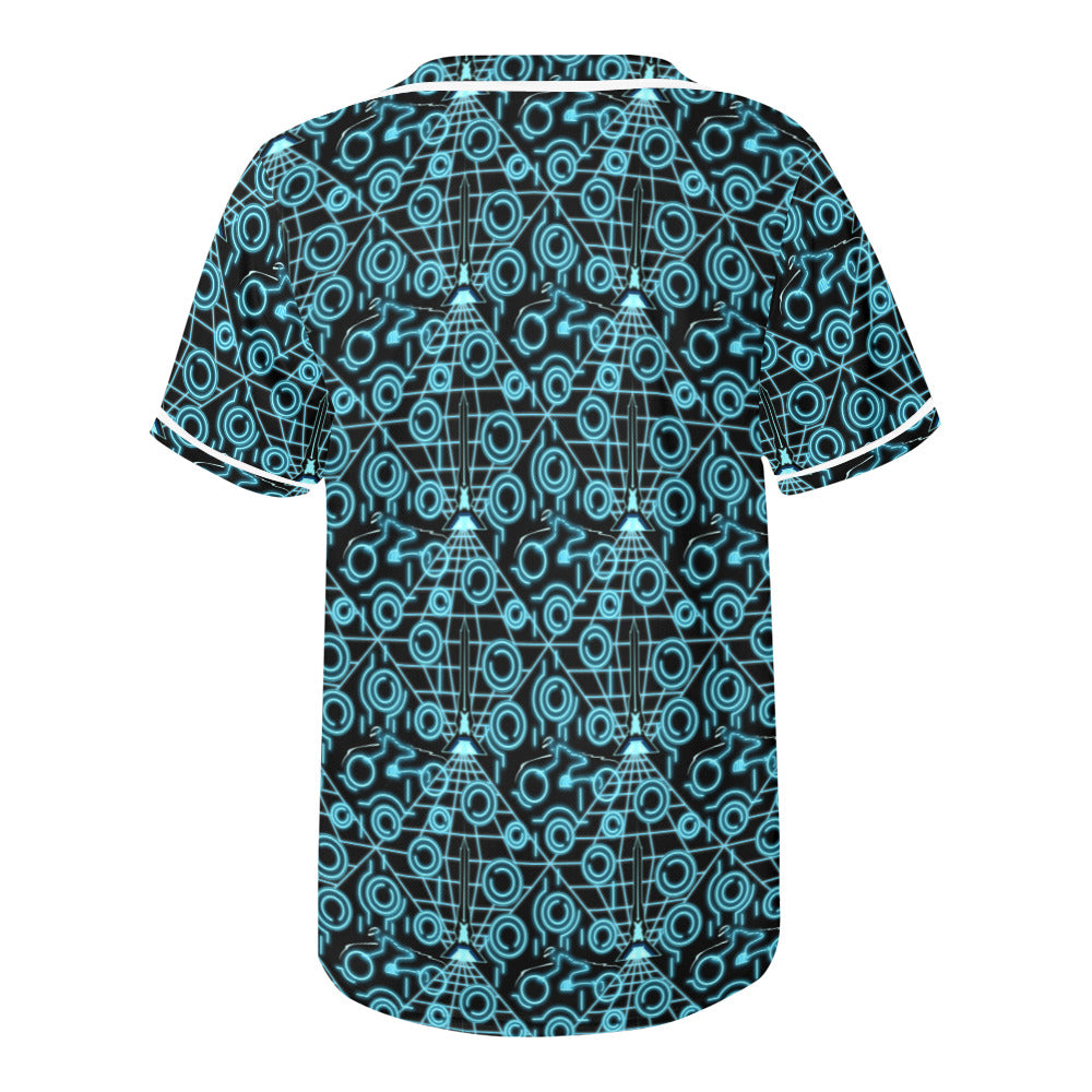 Disney Tron Neon Bikes Baseball Jersey